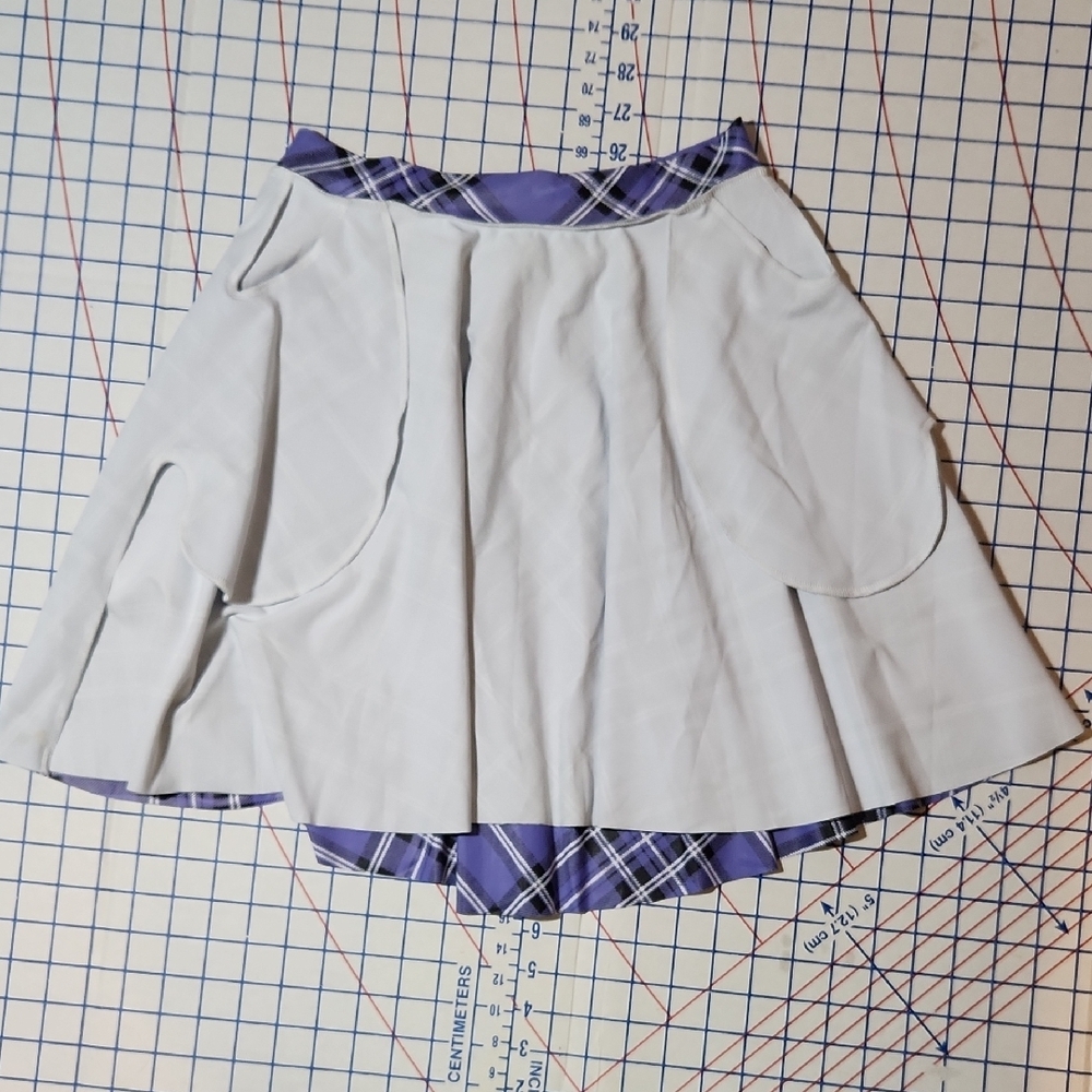NWT Blackmilk Lavender Tartan Pocket Skater Skirt M - Picture 4 of 4